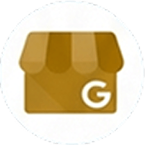 Google My Business logo representing digital marketing and branding services for Dance Insurance Group.